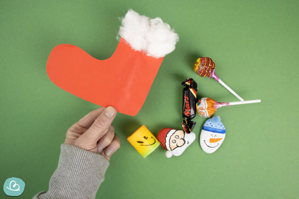 Nikolausstiefel basteln | Anleitung + PDF Vorlage - Wunderbunt.de