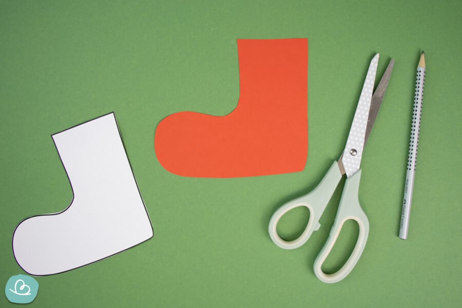 Nikolausstiefel basteln | Anleitung + PDF Vorlage - Wunderbunt.de