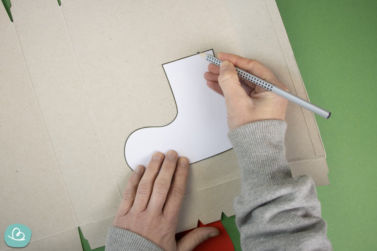 Nikolausstiefel basteln | Anleitung + PDF Vorlage - Wunderbunt.de