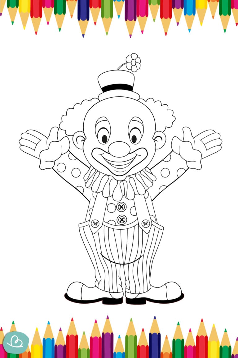 Clowns zum Ausmalen: Spaß, Kreativität und Entspannung für Jung und Alt – Ausmalbilder Kostenlos!