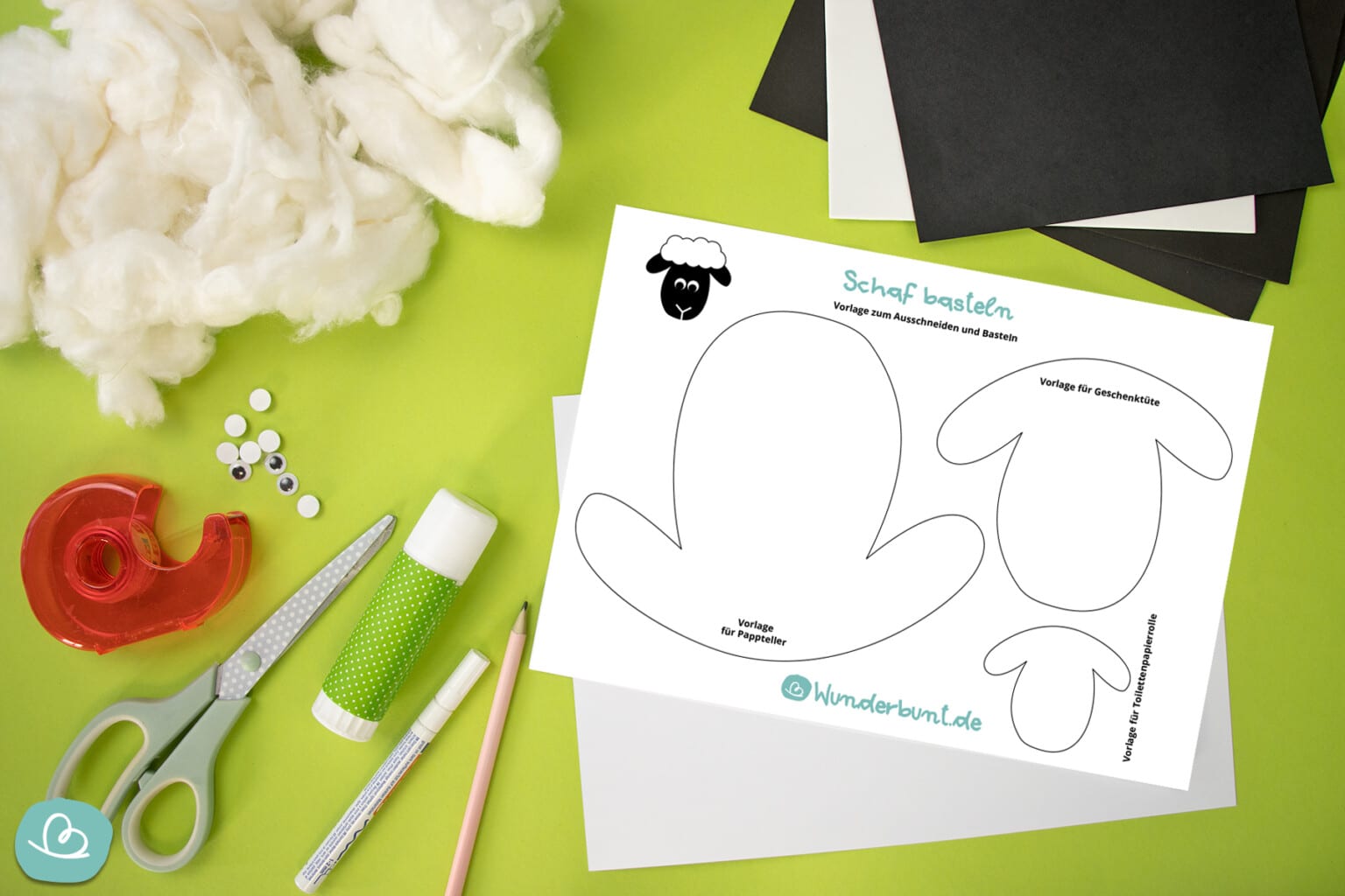  Schaf basteln 