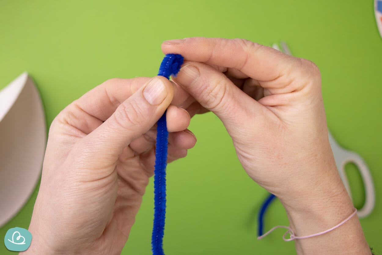 Schnecke basteln aus Pappteller | einfache Anleitung - Wunderbunt.de
