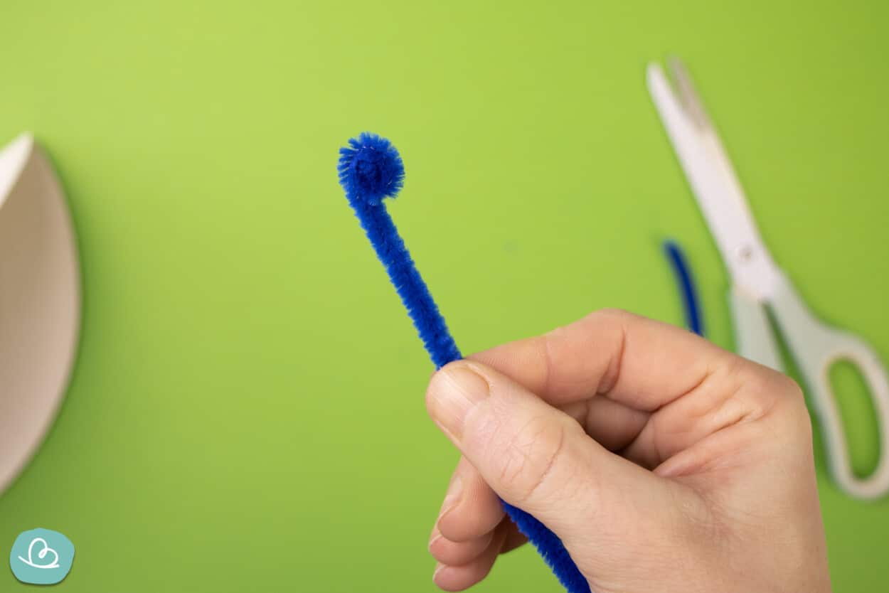 Schnecke basteln aus Pappteller | einfache Anleitung - Wunderbunt.de