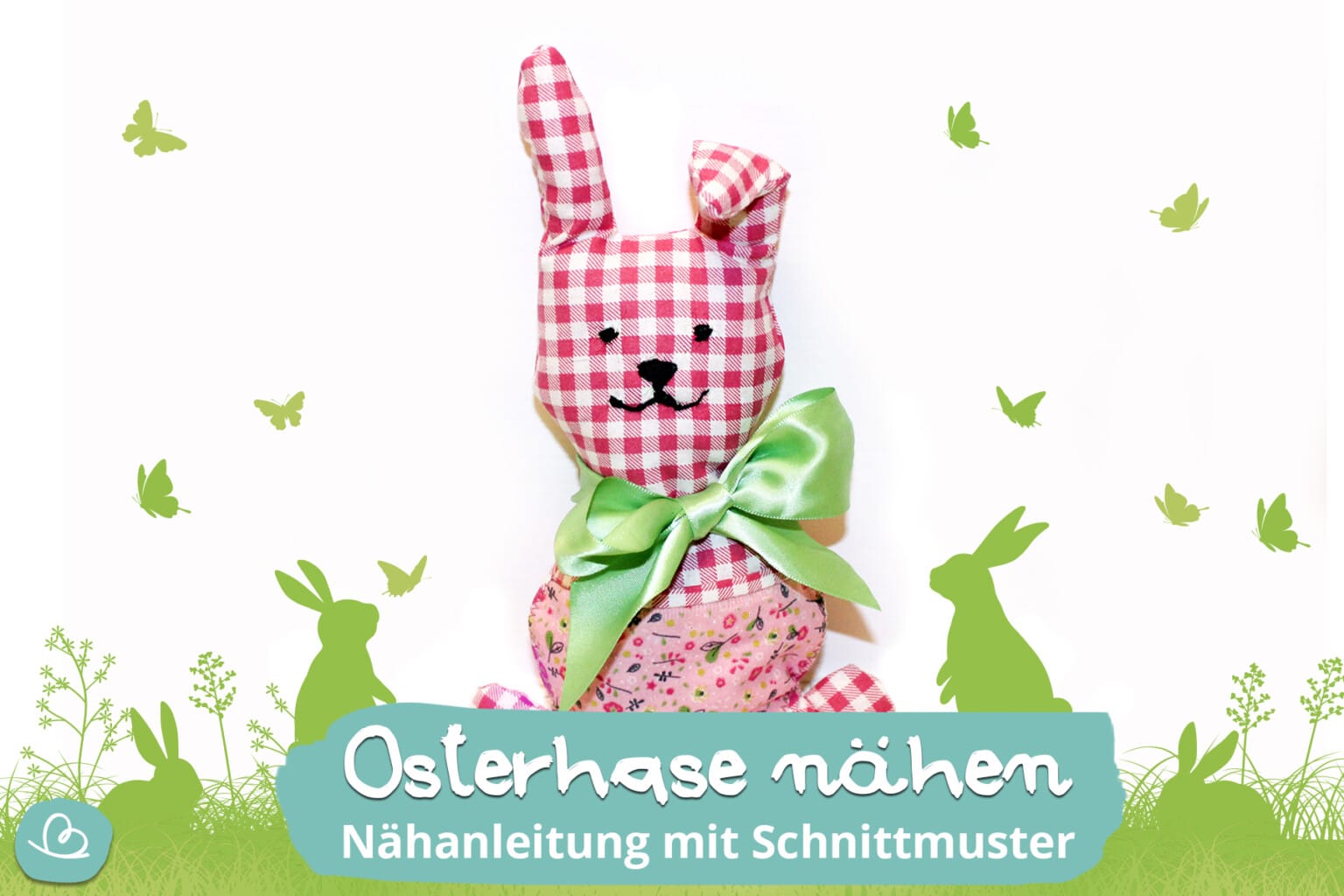 Osterhase aus Papier basteln | Vorlage zum Ausdrucken - Wunderbunt.de