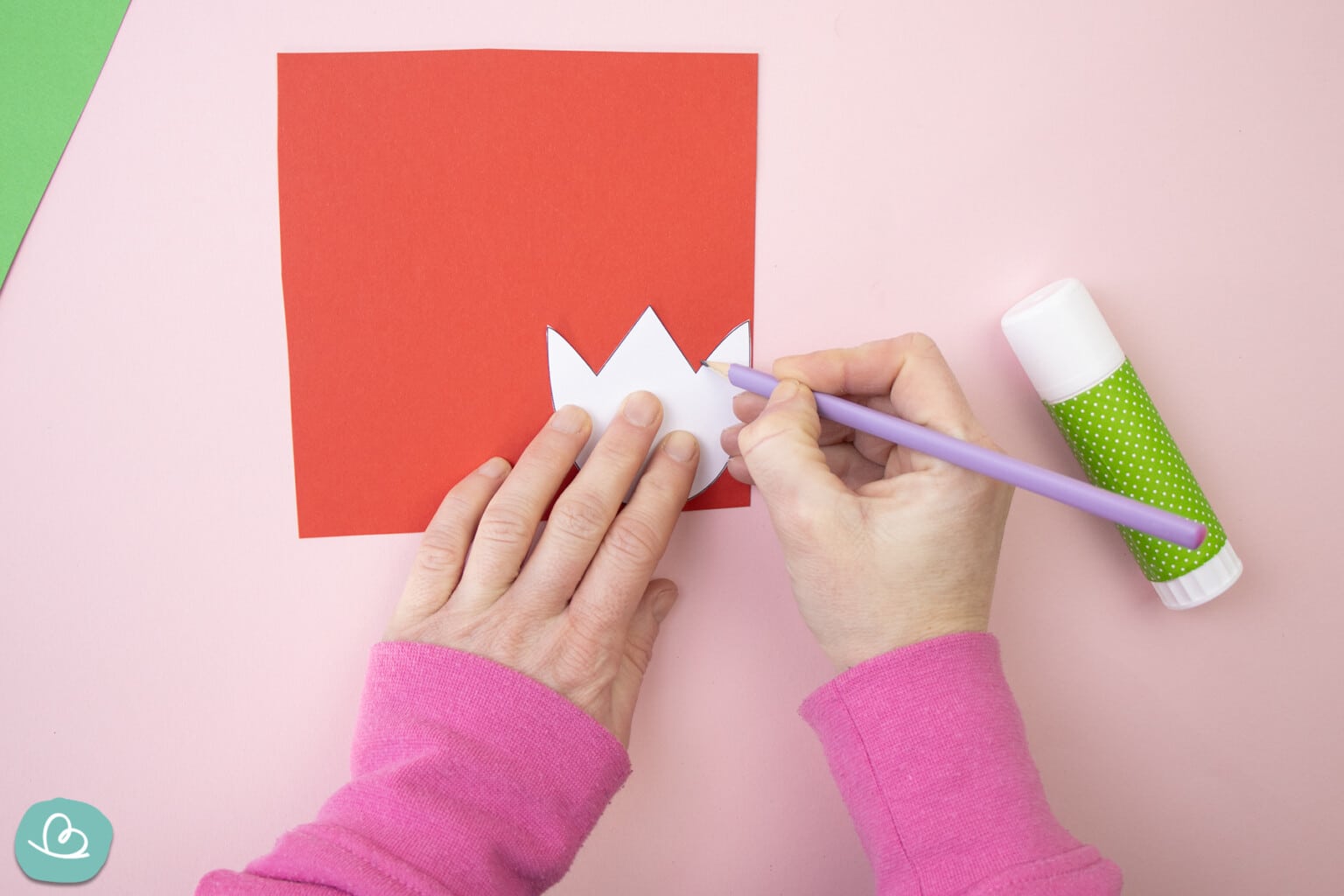  Tulpe aus Papier basteln 