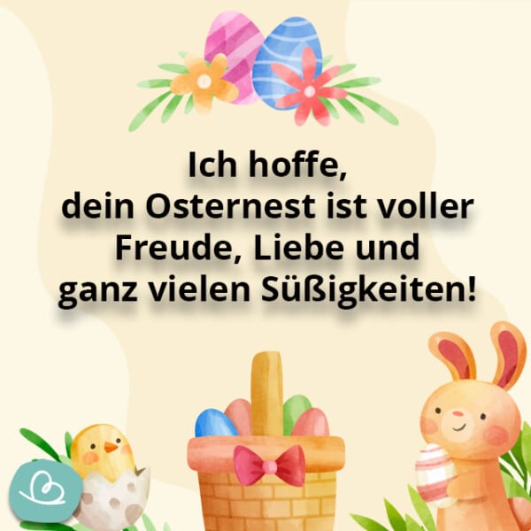 Schöne Ostersprüche 34 Grüße für Ostern Wunderbunt.de