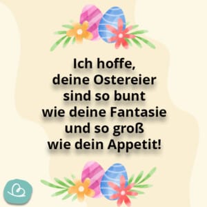 Schöne Ostersprüche 34 Grüße für Ostern Wunderbunt.de
