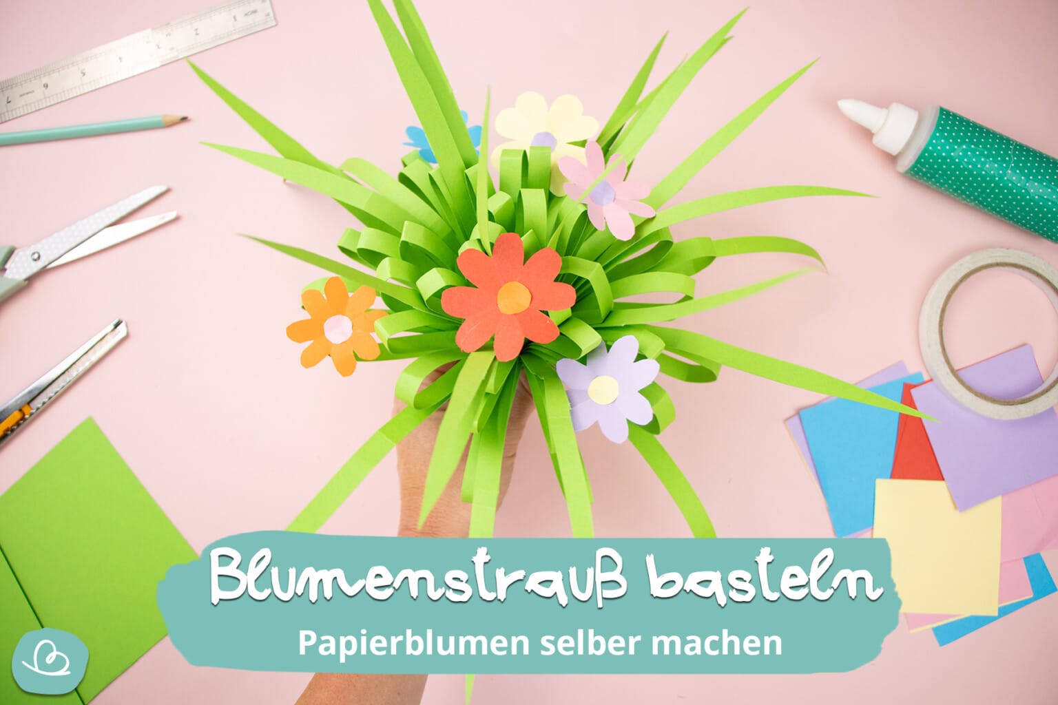  Blumenstrauß basteln 