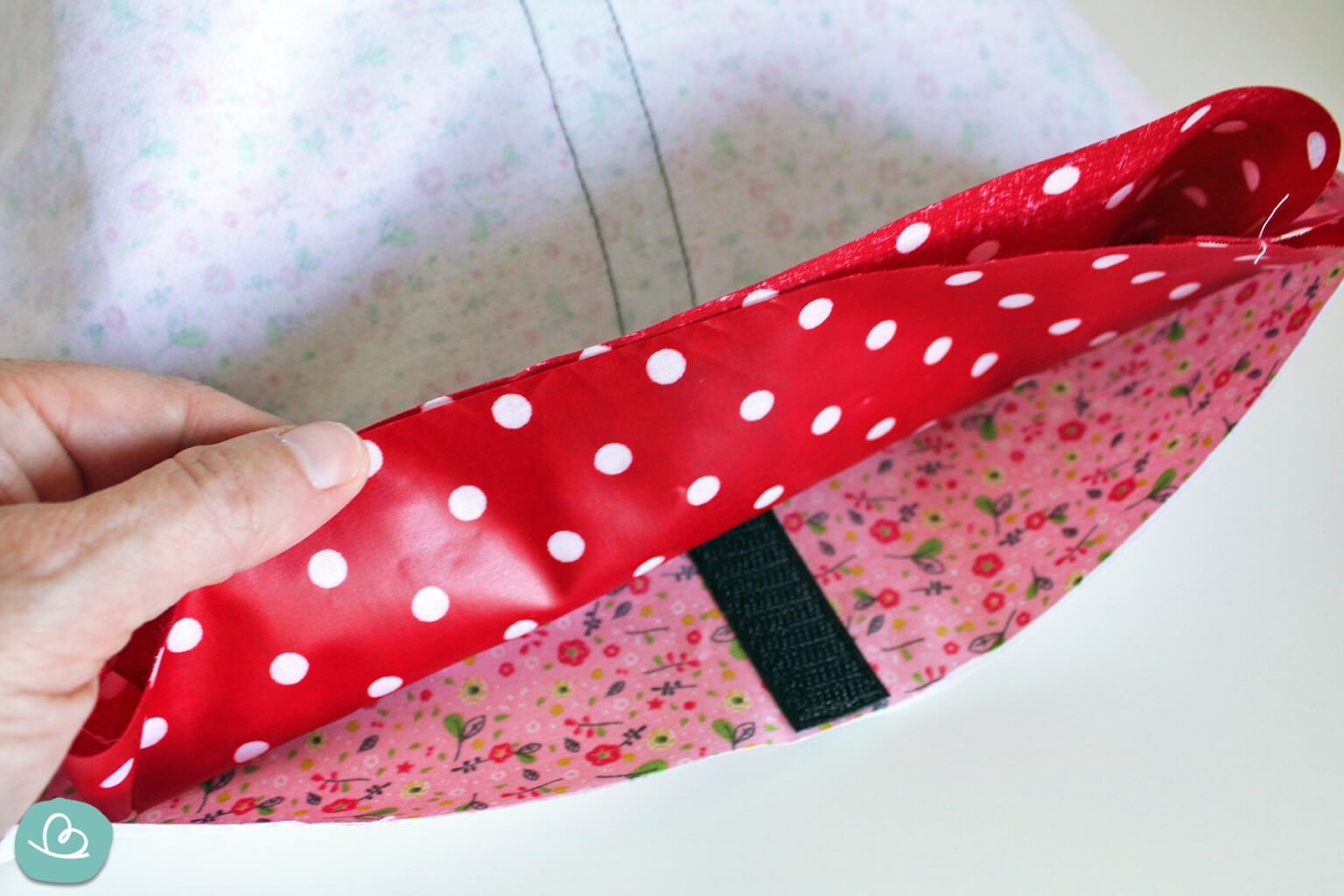 Lunchbag nähen Nähanleitung mit Schnittmuster Wunderbunt.de