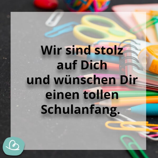 Sprüche zum Schulanfang | 20 Wünsche zur Einschulung - Wunderbunt.de