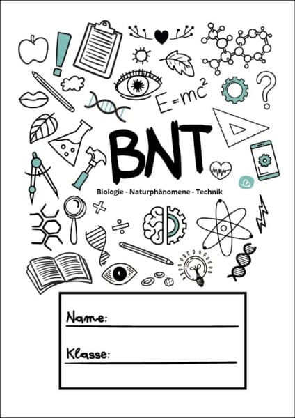 BNT-Deckblätter zum Ausdrucken | 4 gratis Deckblatt Vorlagen