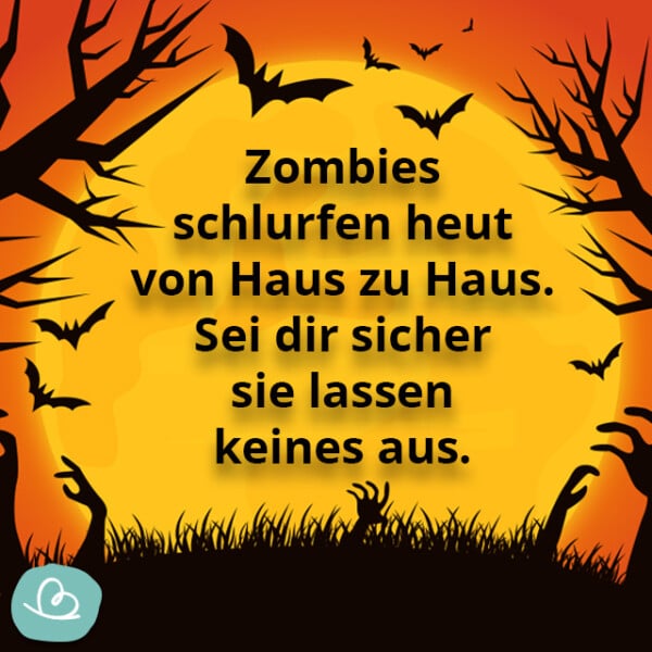 Halloween Sprüche | 50 kurze + gruselige Sprüche für Kinder - Wunderbunt.de