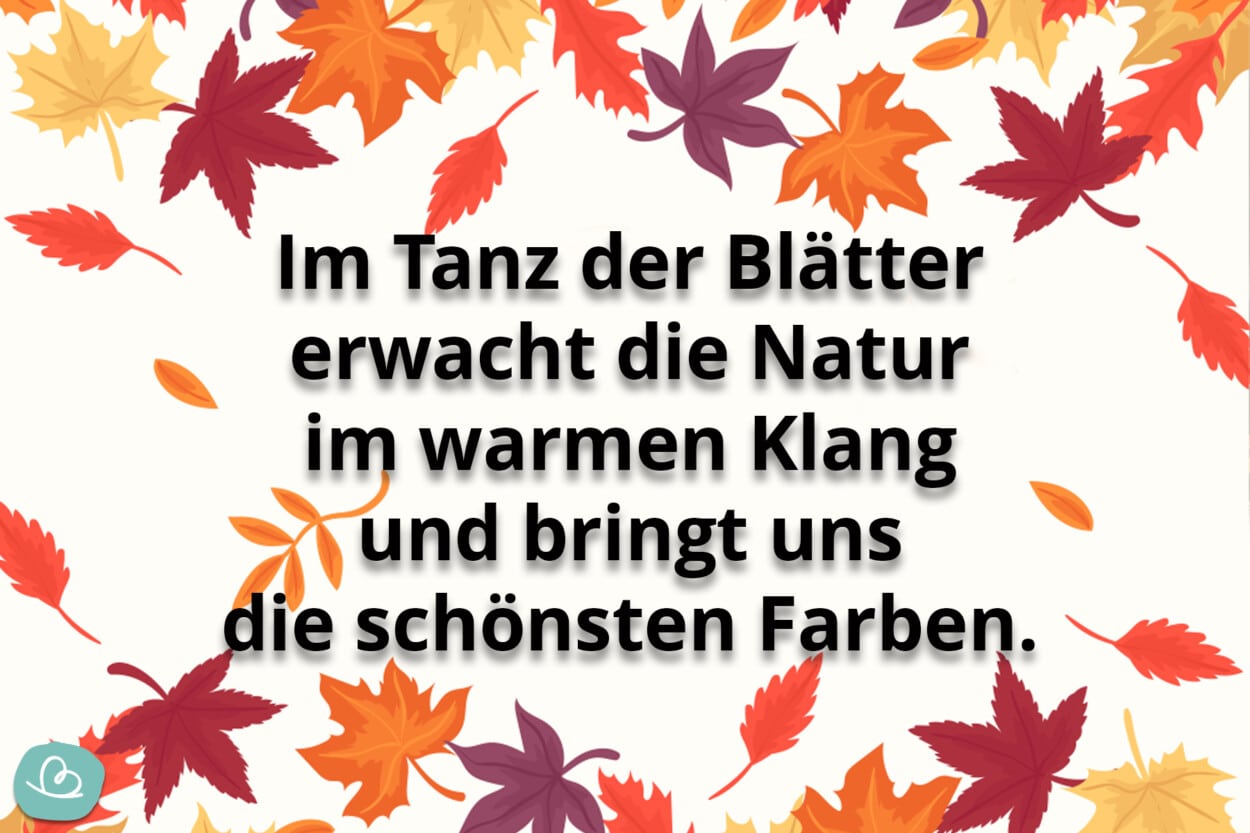 schöne und kurze Herbstgrüße