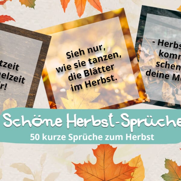 schöne Herbst Sprüche