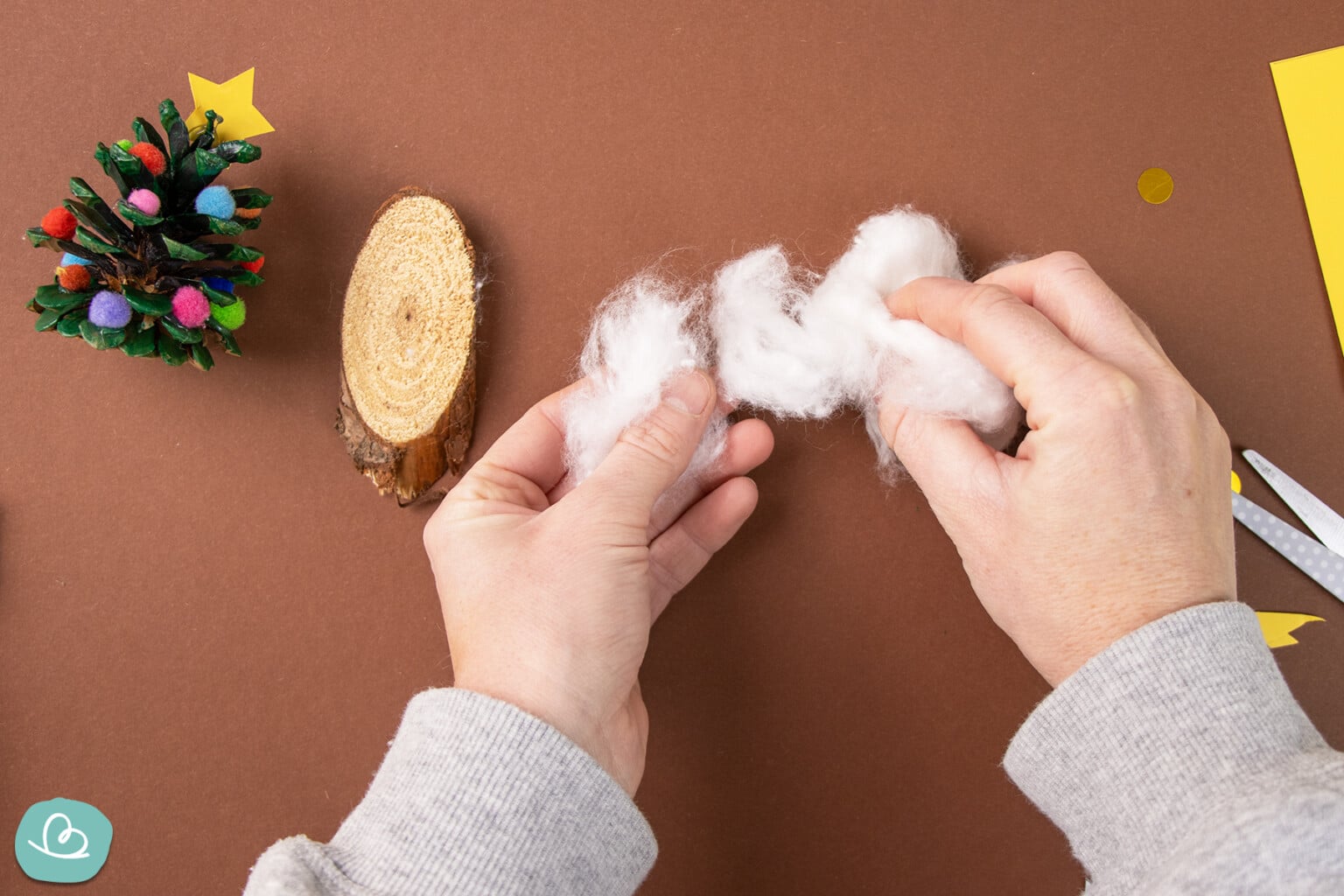 Weihnachtsbäume selber basteln | Kostenlose Anleitung - Wunderbunt.de