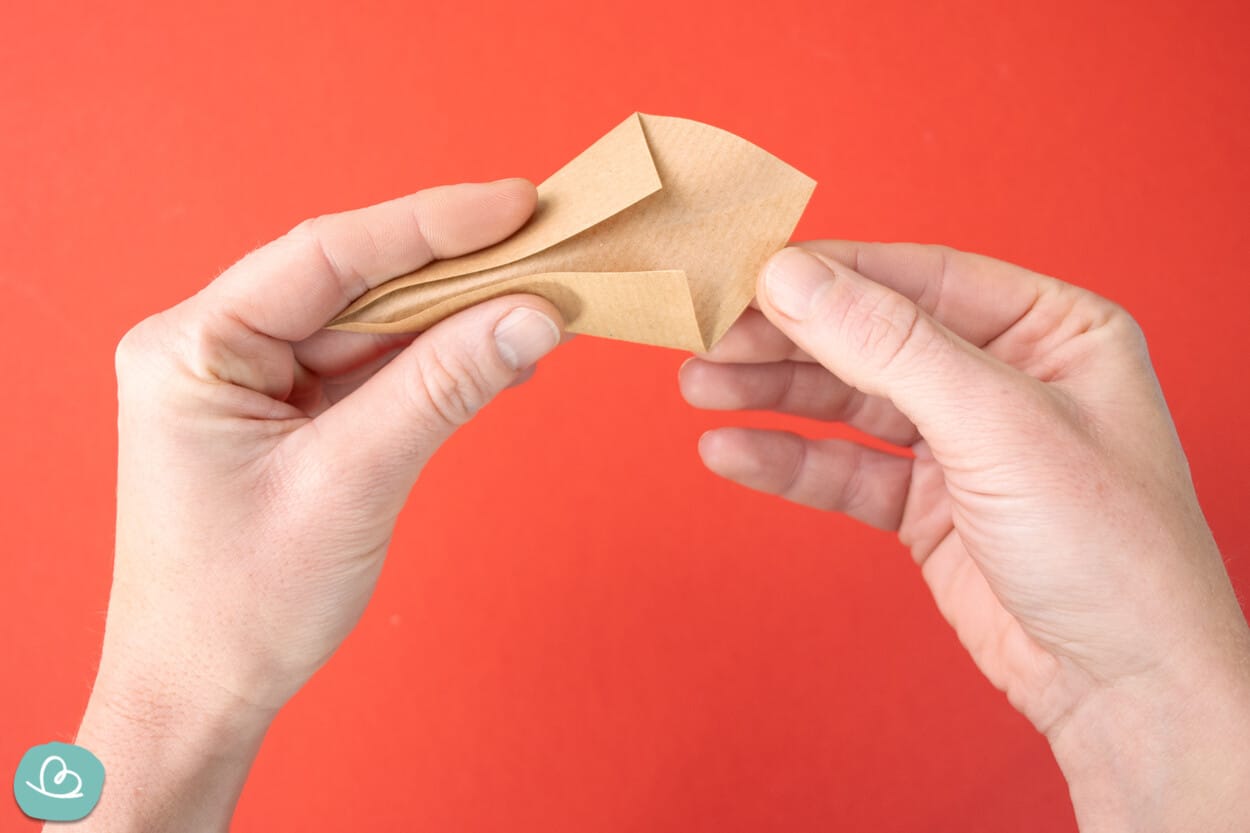 Origami Stern falten