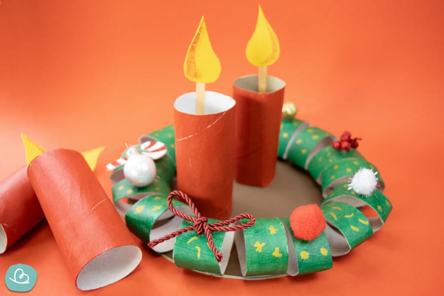  Adventskranz basteln 