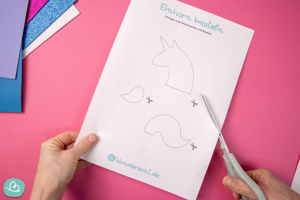  Einfache Anleitung + Vorlage - Wunderbunt.de Bildidee 