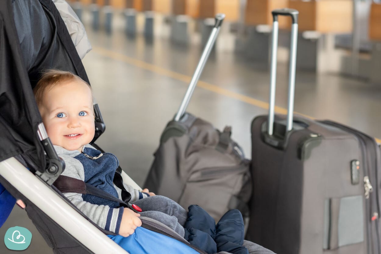 Fliegen mit Baby und Kinderwagen