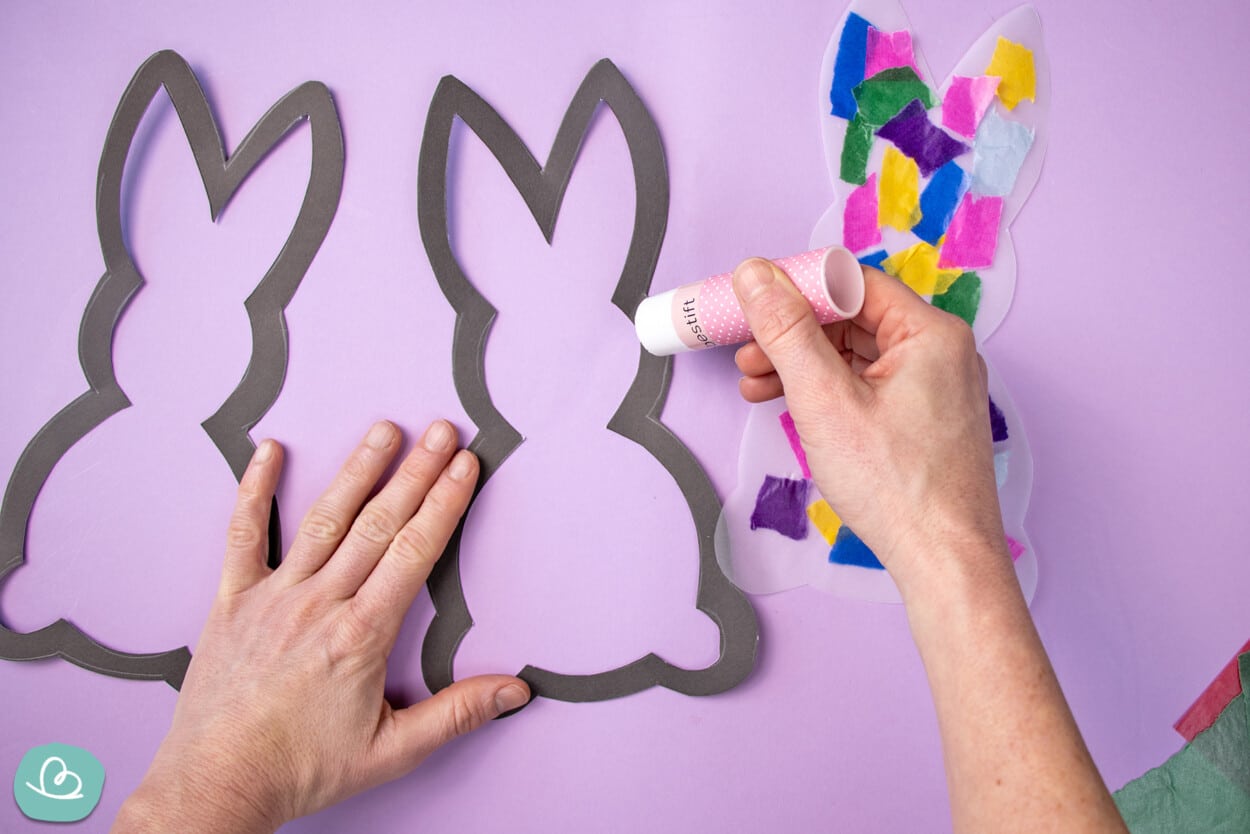  Osterhase Fensterbild 