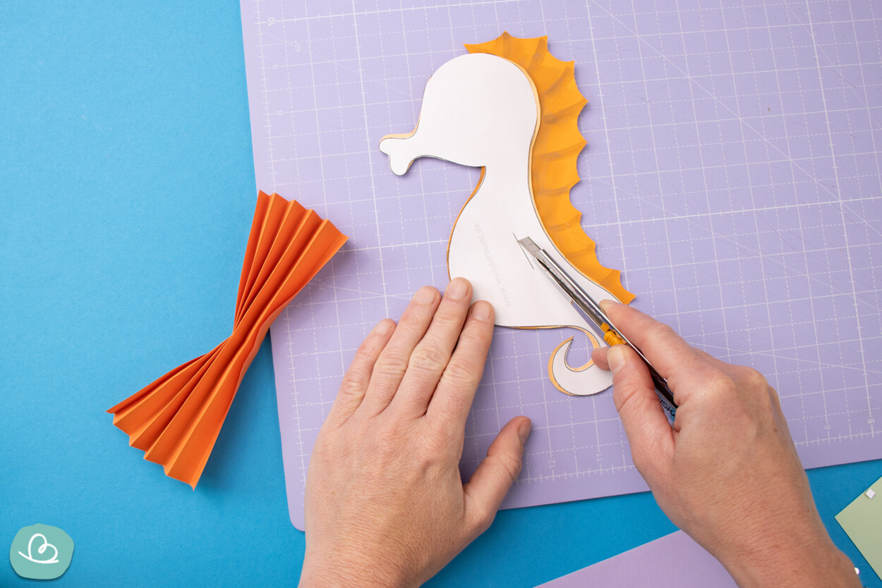  Seepferdchen basteln 