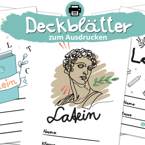 Deckblatt Latein zum Ausdrucken