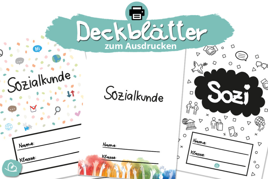 Deckblätter zum Ausdrucken - Sozialkunde