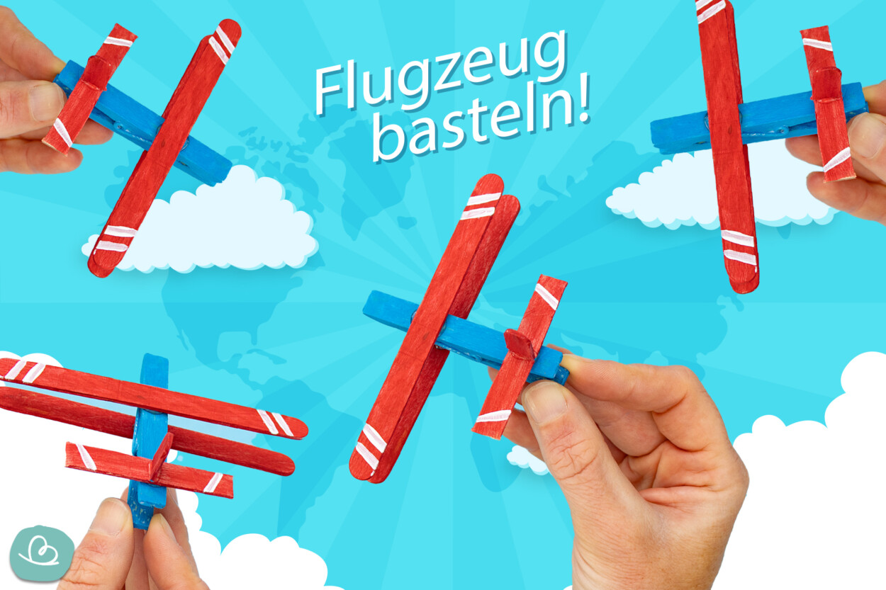 Flugzeug basteln