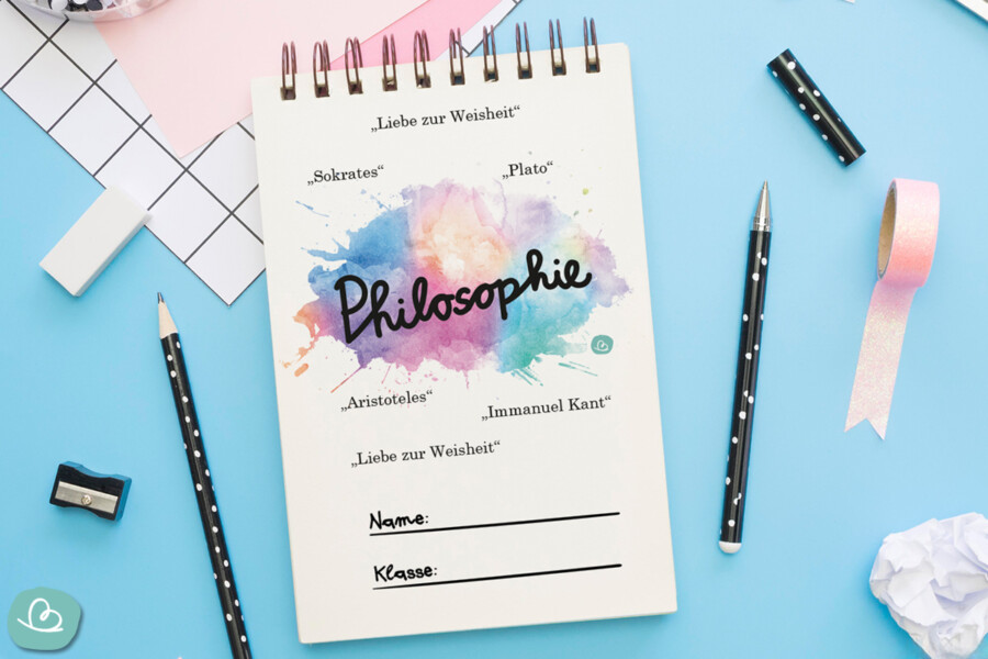 5 Deckblätter für Philosophie zum Ausdrucken - Wunderbunt.de