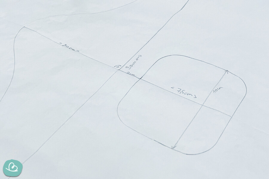 YILANJIN Wäscheklammerbeutel Mit Aufhänger - Leinen Tasche 32x28cm Für Wäscheleine