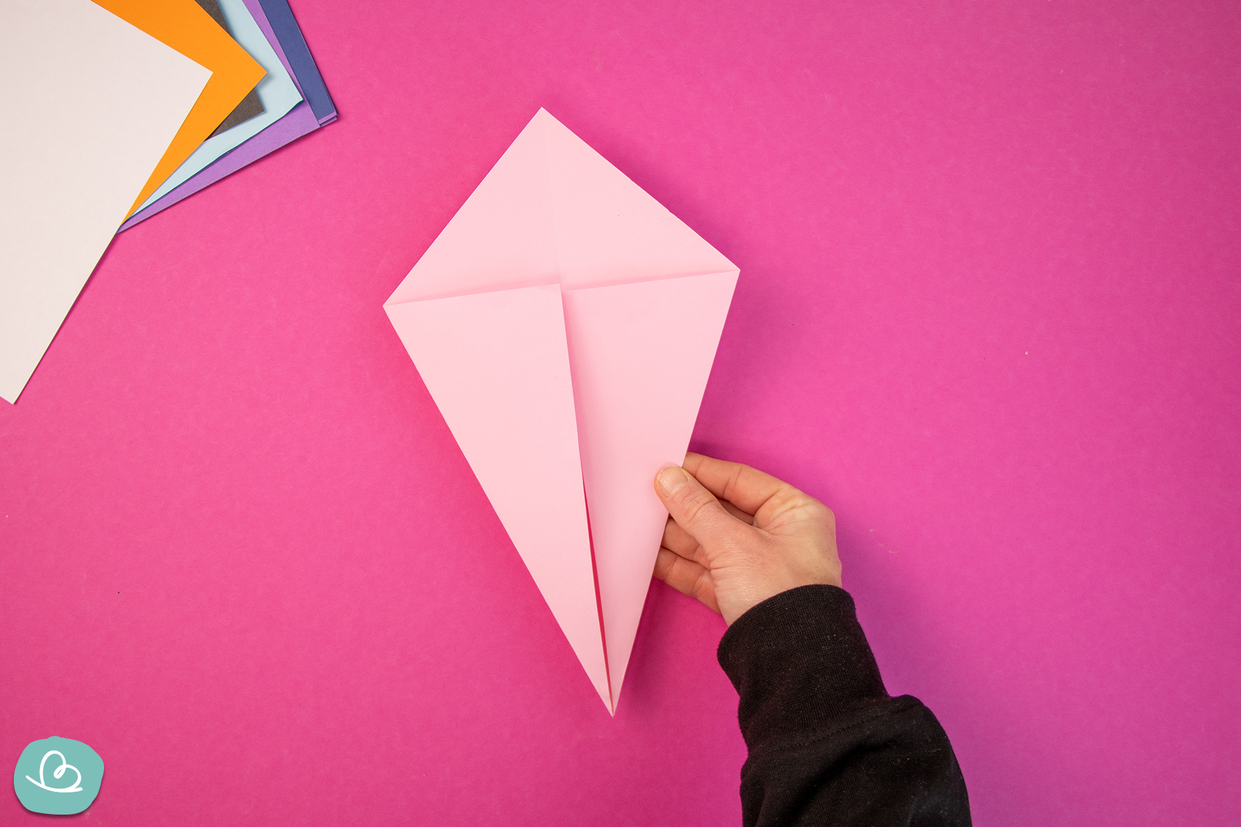  Anleitung für einen Briefumschlag - Wunderbunt.de 