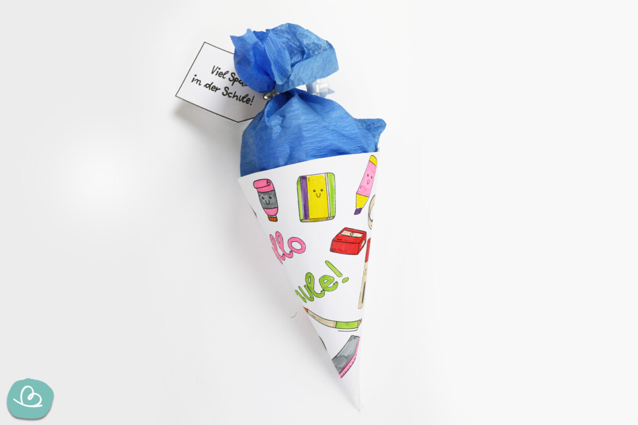 Schultüte zum Ausmalen