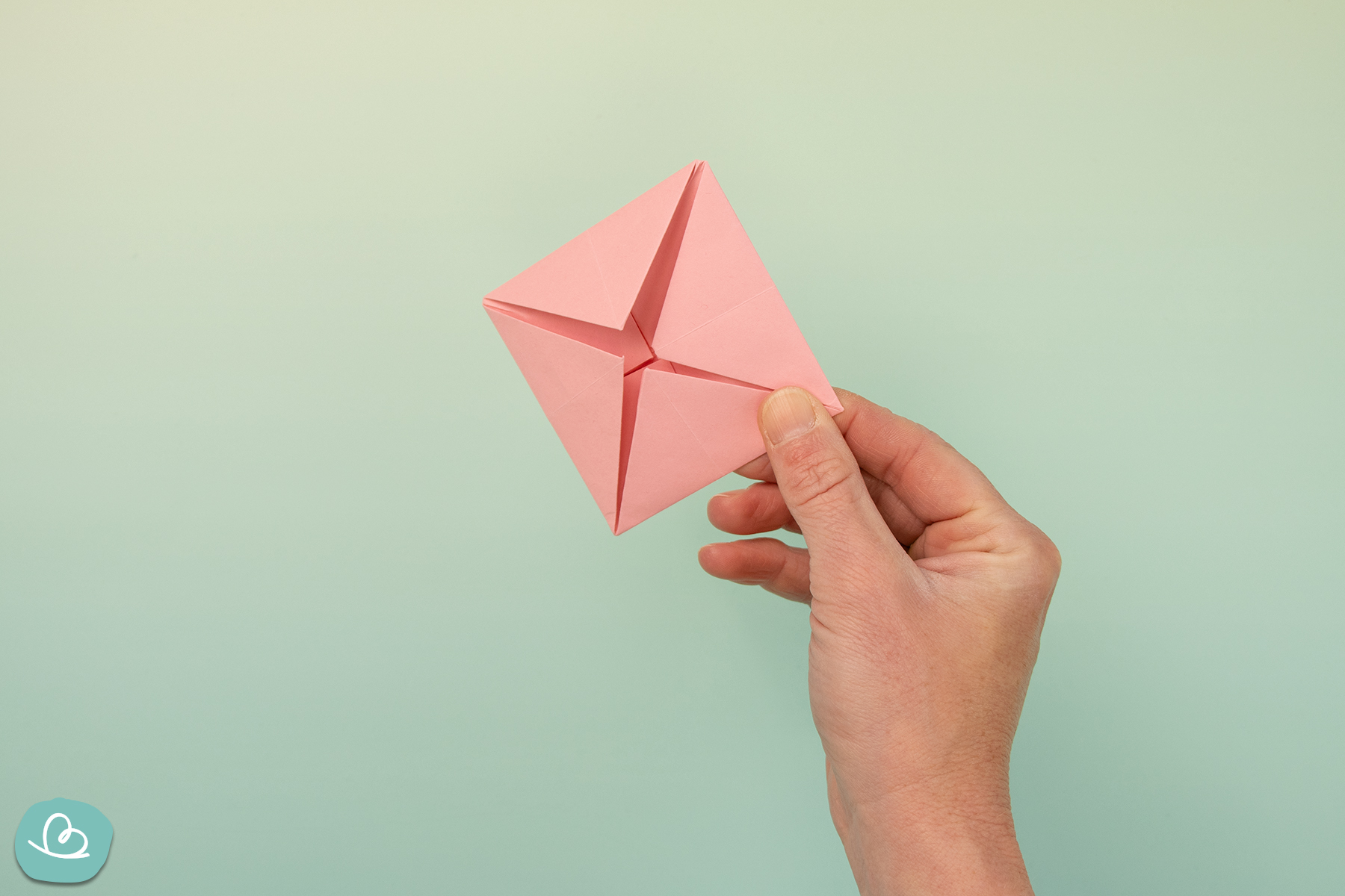 Anleitung zum Papier falten für Origami