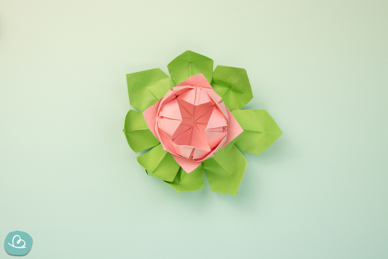 Origami Lotusblüte