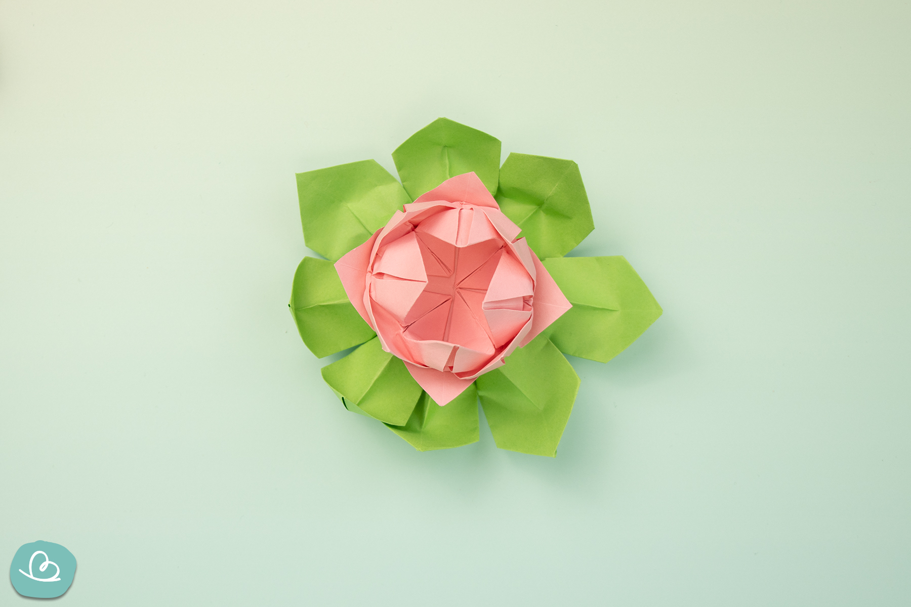 Origami Lotusblüte