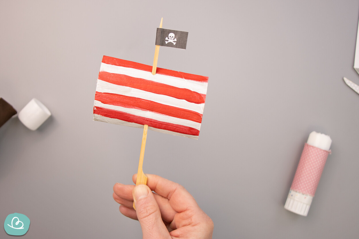 Piratenflagge basteln
