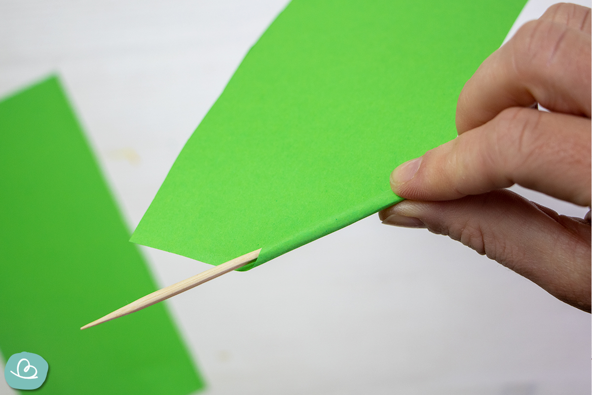 Papier aufrollen