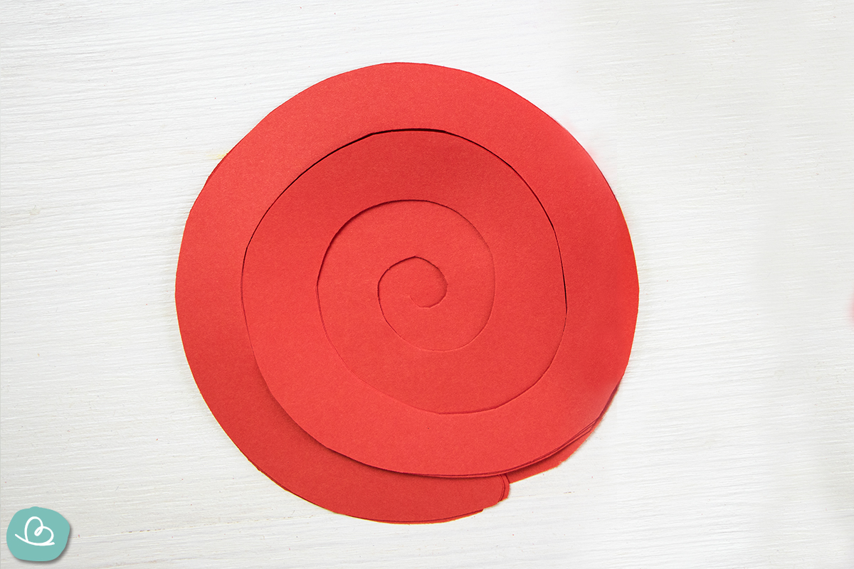 Spirale aus Papier