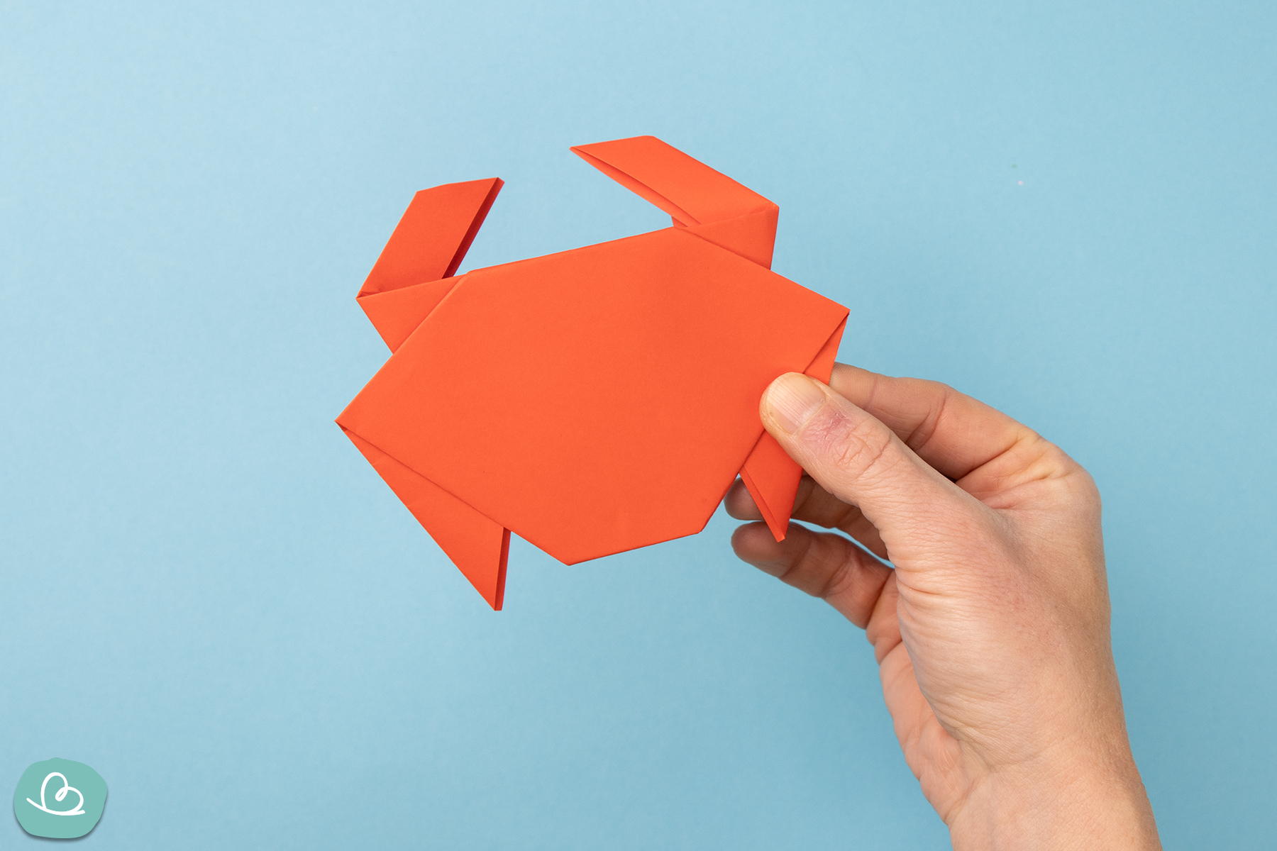 Origami Krebs falten