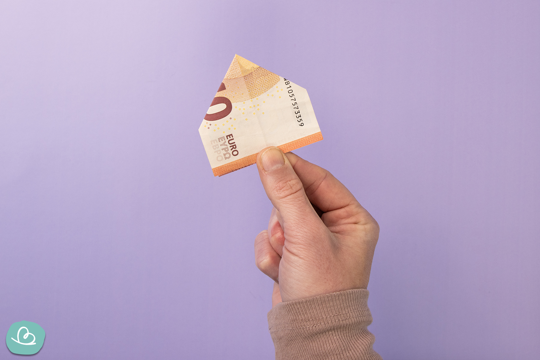 Geld falten mit Anleitung