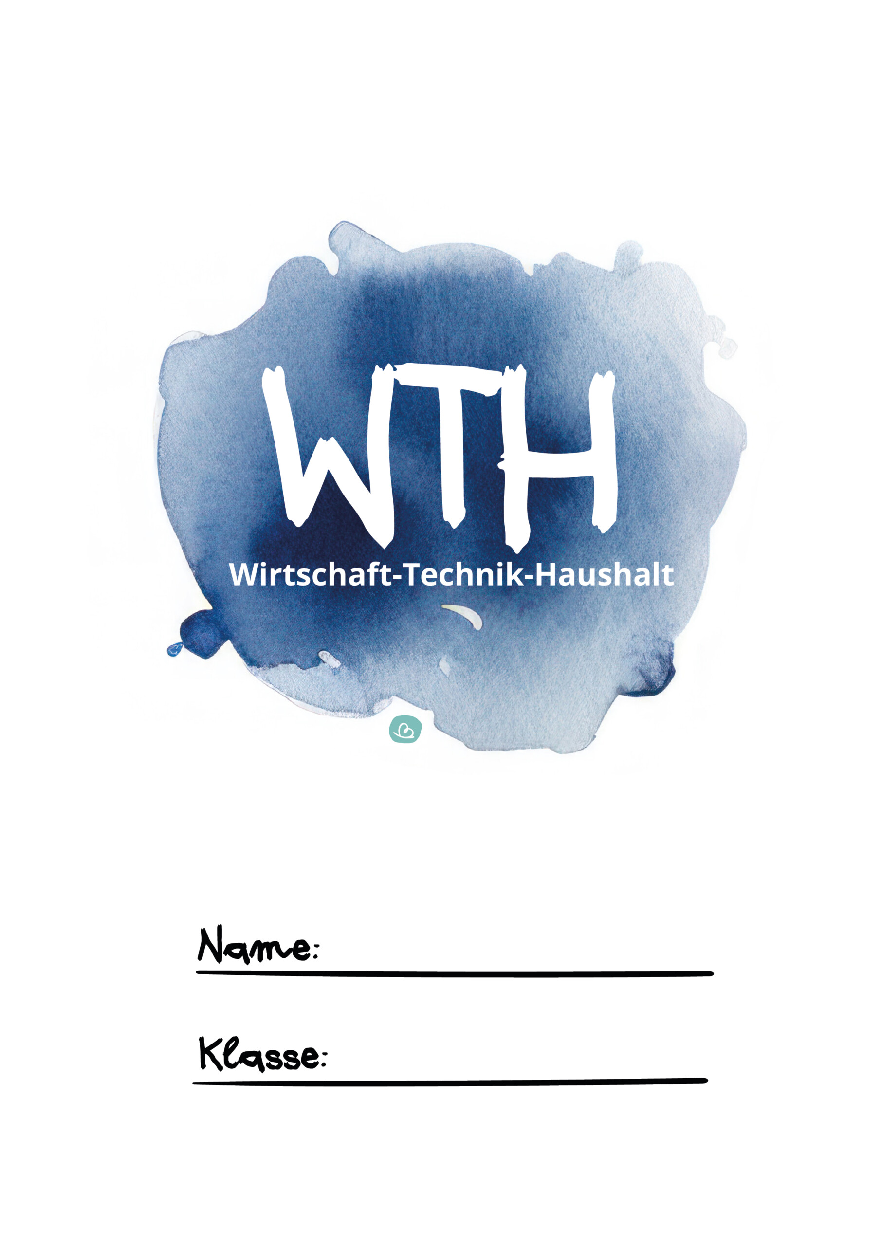 Wirtschaft Technik Haushalt Deckblatt PDF kostenlos