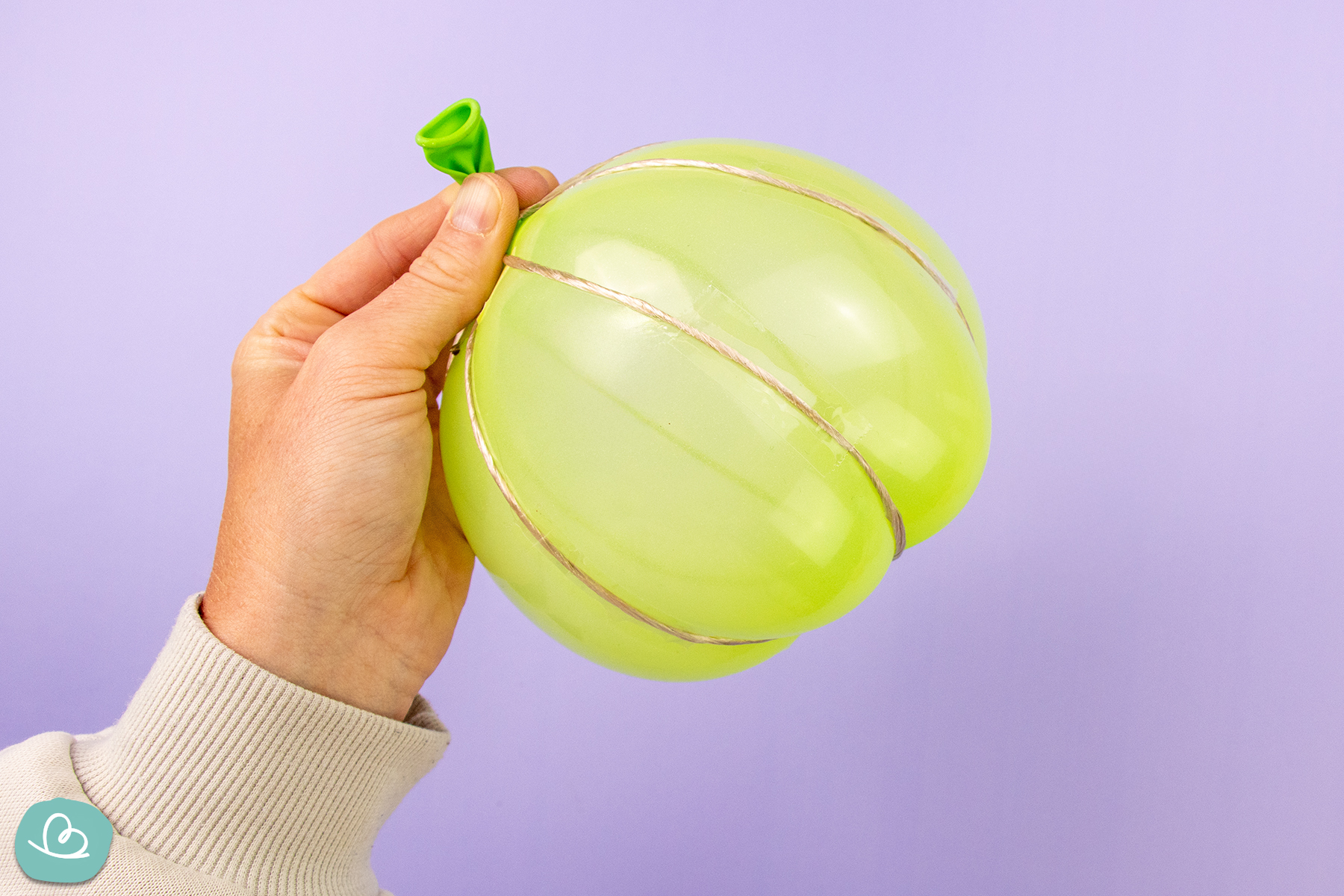 Luftballon erneut aufblasen