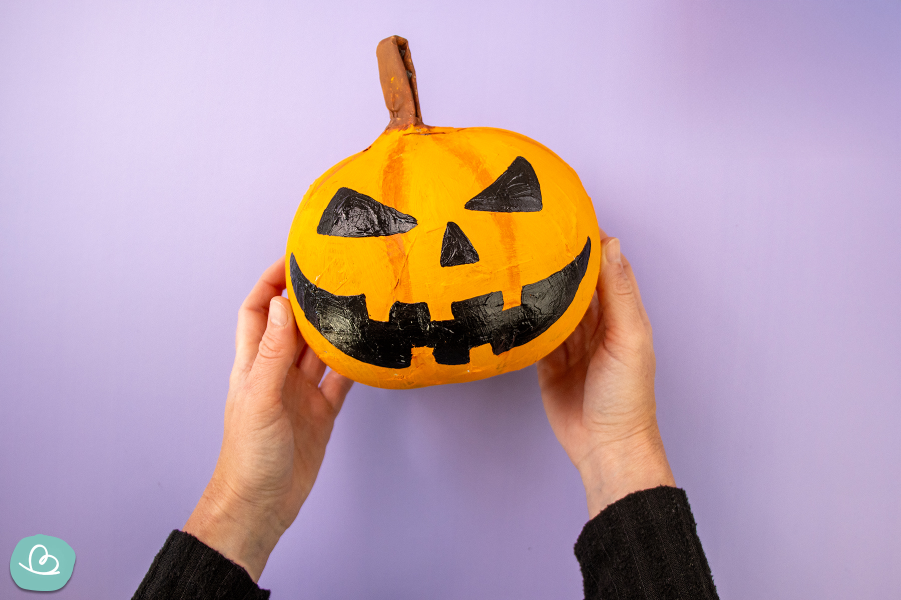Halloween Kürbis basteln