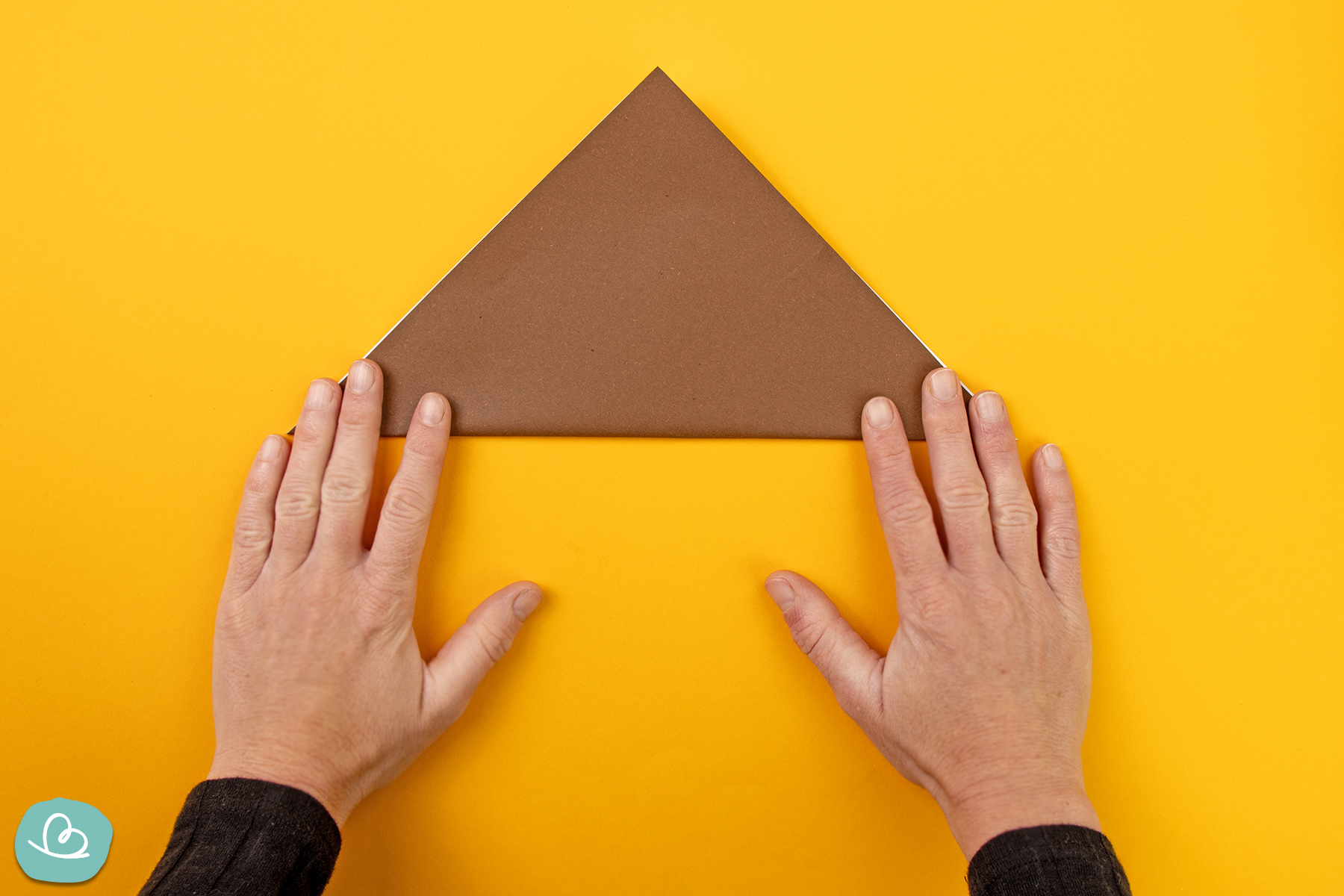 Mittelfaltung Origami Papier