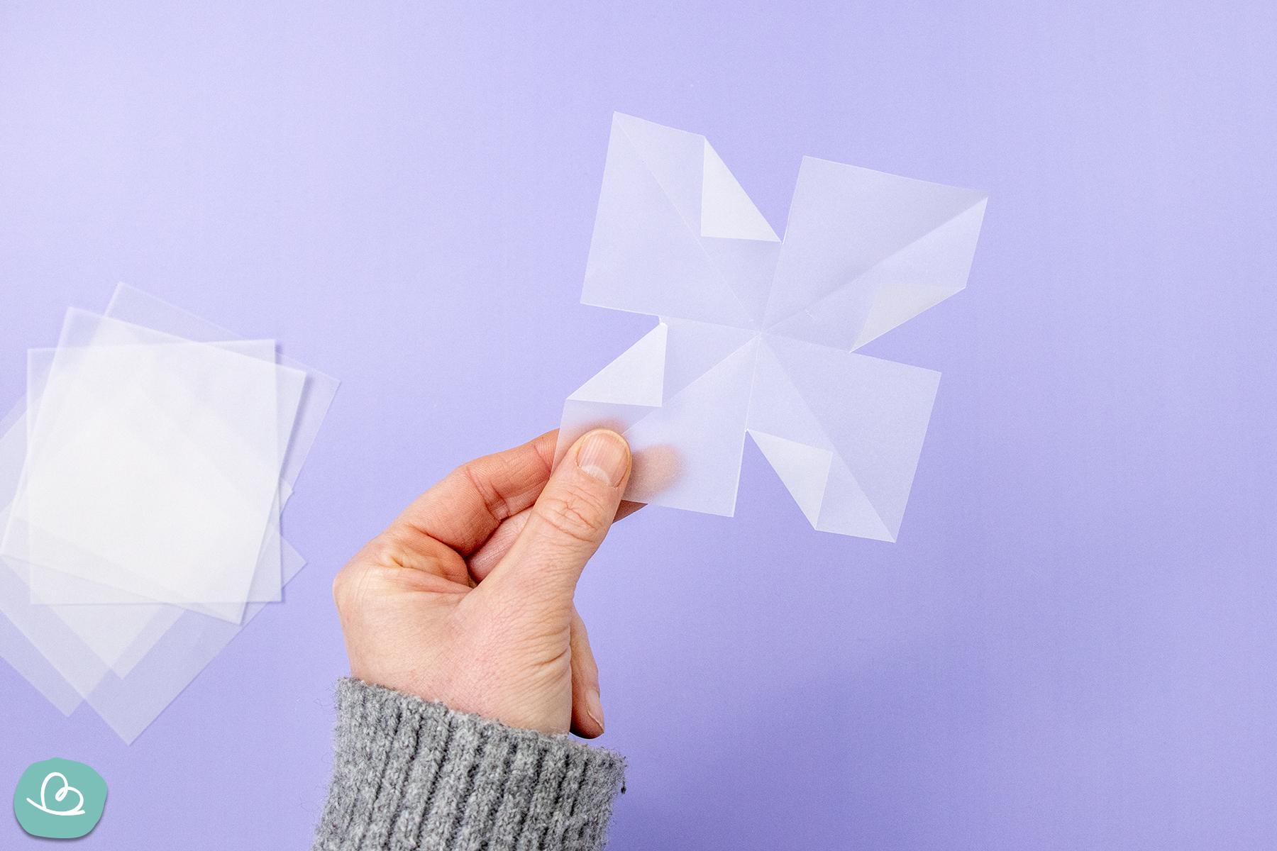 Sternenzacken falten