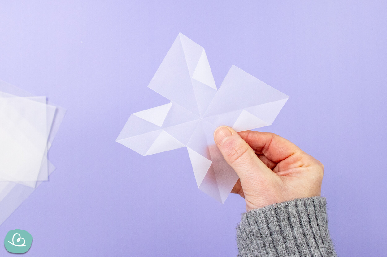 Sterne aus Papier falten