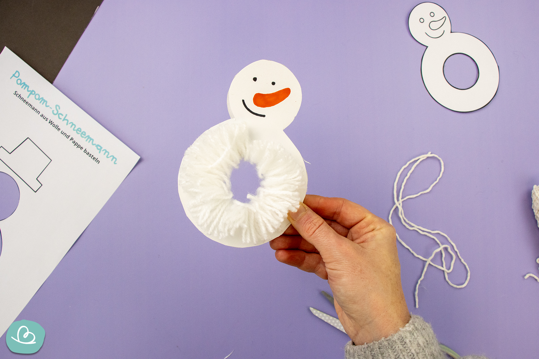 Pompom basteln