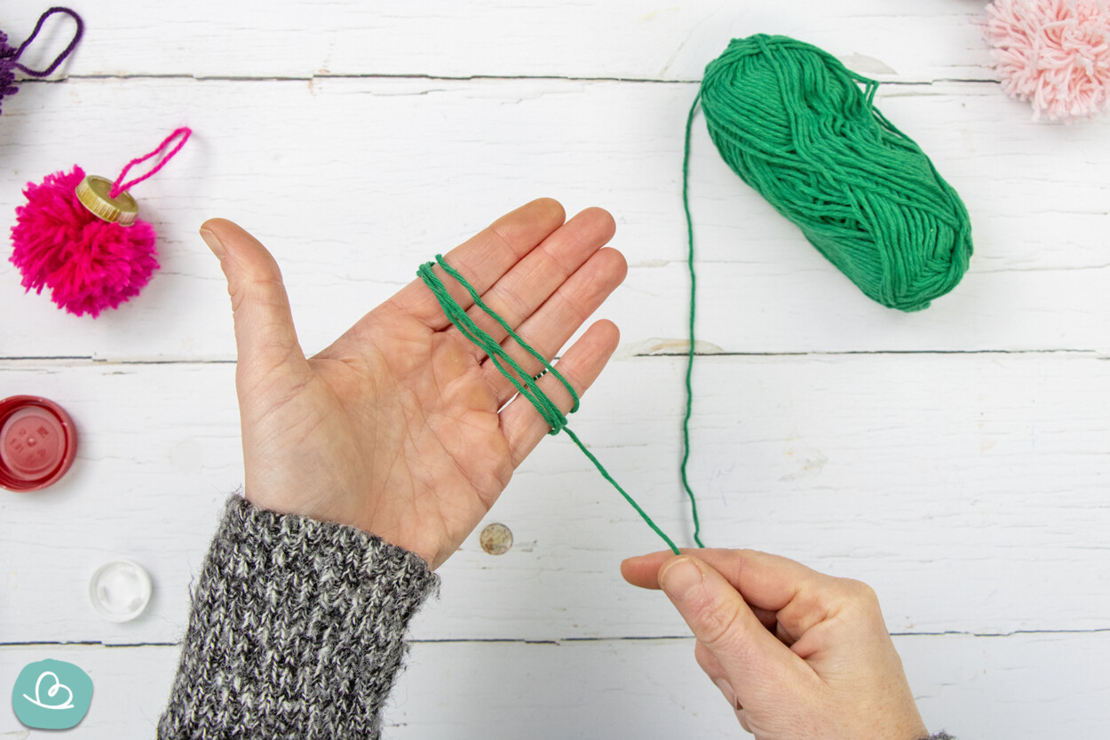 Wollfaden aufwickeln