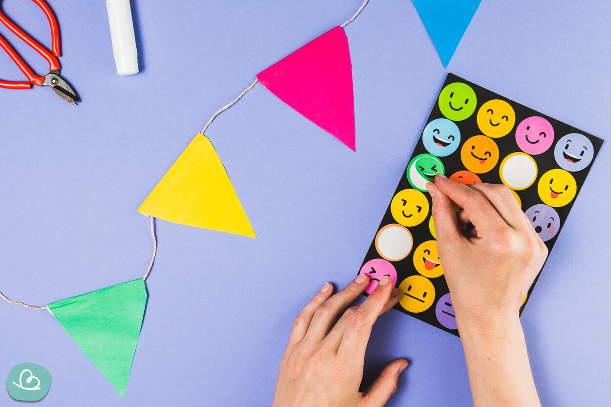 Kreative Sticker Magie