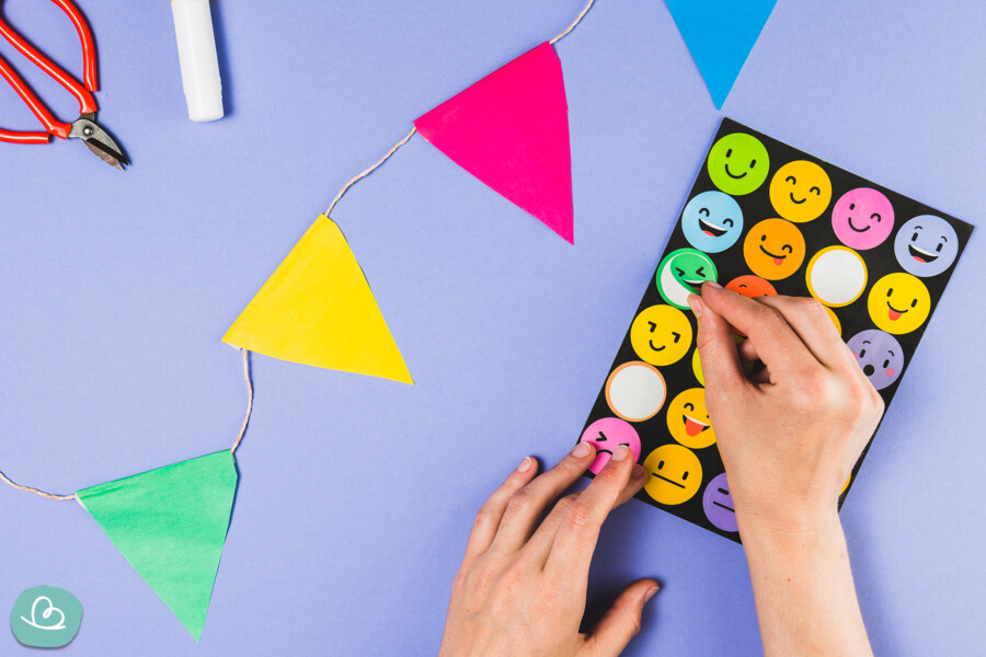 Kreative Sticker Magie